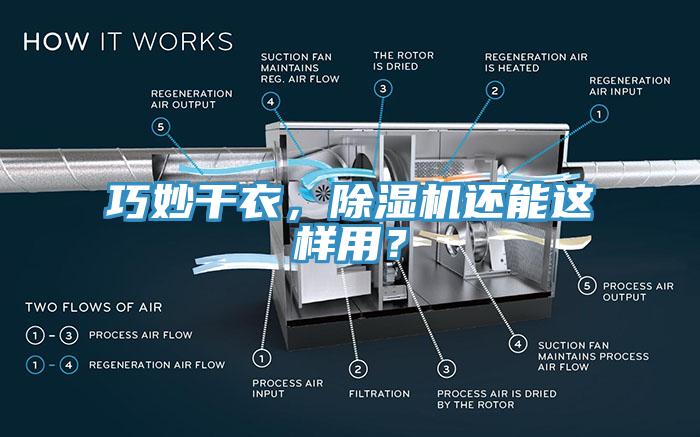 巧妙干衣，除濕機還能這樣用？