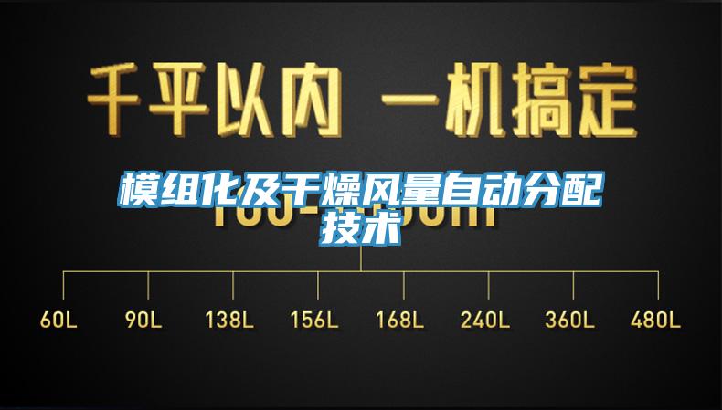 模組化及干燥風量自動分配技術