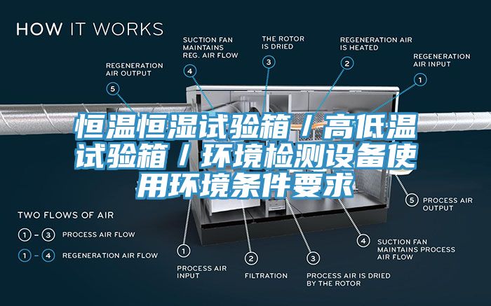 恒溫恒濕試驗箱／高低溫試驗箱／環境檢測設備使用環境條件要求