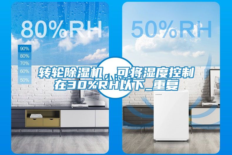 轉輪除濕機，可將濕度控制在30%RH以下_重復